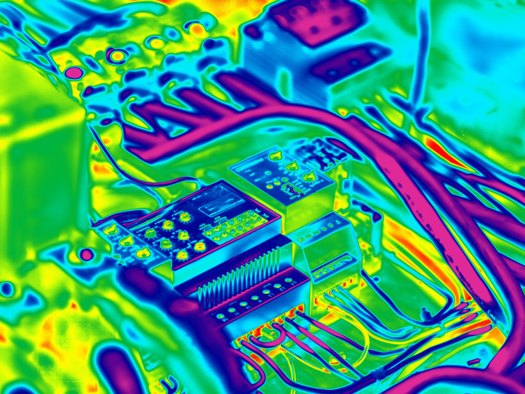 Elektro-Infrarot-Thermografie von Sromkabeln